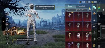 багги на радиоуправлении: PUBG MOBILE hesabı – zəngin SKIN və inventar paketi - Xarakter