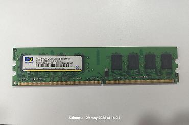 Operativ yaddaş (RAM) 2 GB, < 1333 Mhz, DDR2, PC üçün, İşlənmiş
