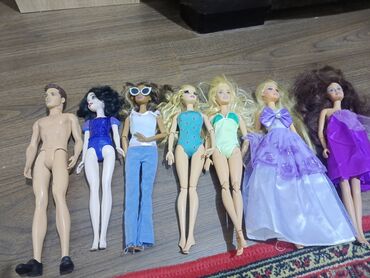 güllü don: Barbie tipli oyuncaqlar dəsti - 7 ədəd klassik ölçülü manken kukla: 6