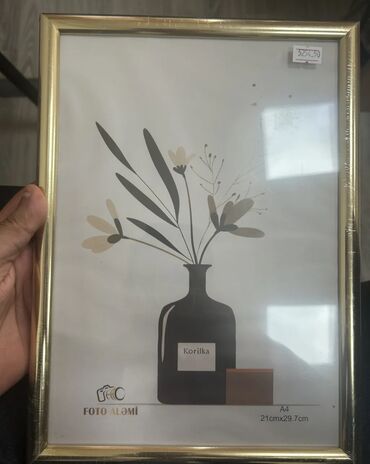 Şəkil və rəsmlər üçün çərçivələr: Çərçivə А4 (21 x 29.7 sm) — 9