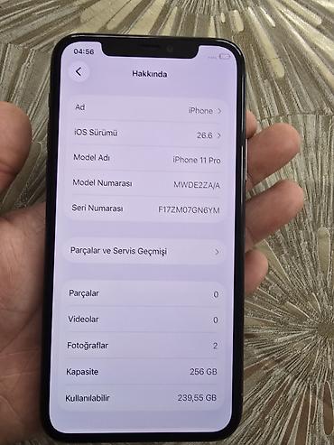ipad pro m2 ikinci el: IPhone 11 Pro, 256 GB, Space Gray — 6