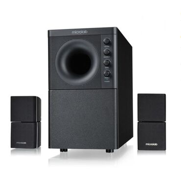 калонка усилител: Колонка Microlab Subwoofer X3BT 2.1 BLACK 98W(24W*2+50W), Bluetooth