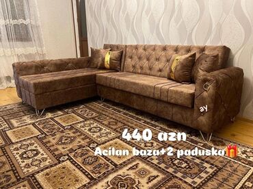 ev ucun mebel: Künc divan, Yeni, Açılan, Bazalı, Parça, Şəhərdaxili pulsuz çatdırılma