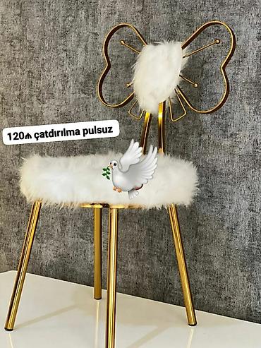 - Məbəl: Dekorativ kreslo/stul - Dizayn: Kəpənək formalı arxa dayağı lalafo.az -da - Məbəl: Dekorativ kreslo/stul - Dizayn: Kəpənək formalı arxa dayağı
