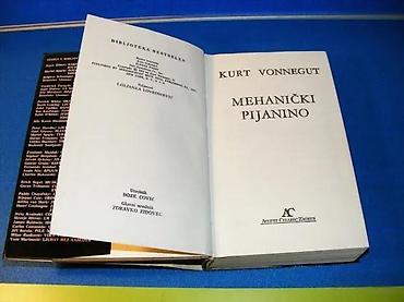 neumann mikrofon: Kurt VonegatMEHANIČKI PIANINOTvrd povez, omotStanje vrlo dobro očuvano — 2