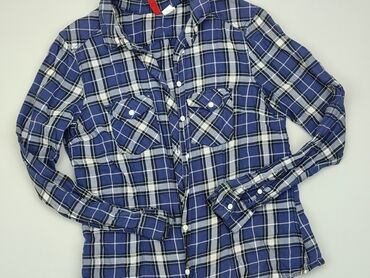 fioletowa bluzki z długim rękawem: Сорочка жіноча, H&M, XL, стан - Хороший