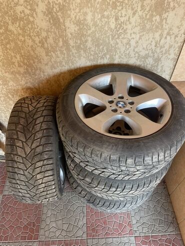 купить зимние шины на 14 бу: Дөңгөлөктөр монтажда 255 / 50 / R 19, Winter stud, Колдонулган, Комплект, Жол тандабастар (АТ/МТ), Темир, тешиктери - 4