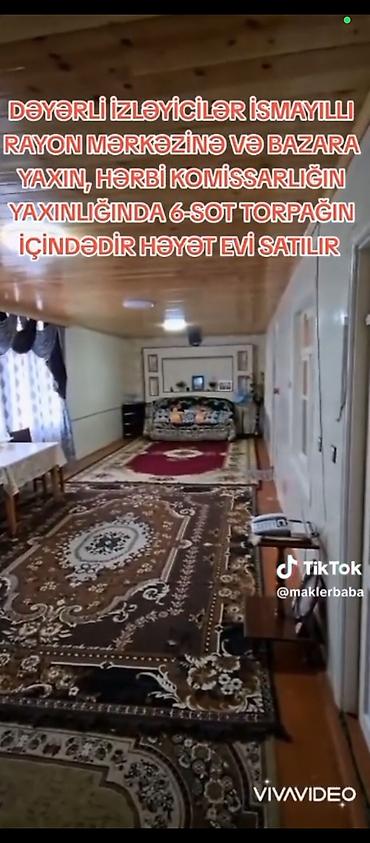Həyət evləri və villaların satışı: İsmayıllı şəhər mərkəzinə və bazara yaxın, Hərbi Komissarlığın — 8