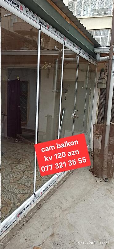 Xidmət: Cam balkon və şüşə konstruksiyaların hazırlanması və