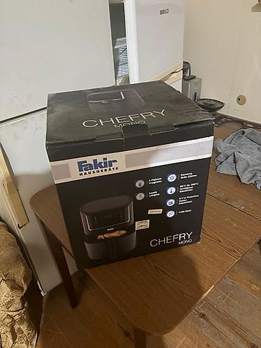 stolustu qaz peci: Fakir Chefry Mono hava fritözü Cəmi bir dəfə işlənib - Güc: 1750 W - — 1