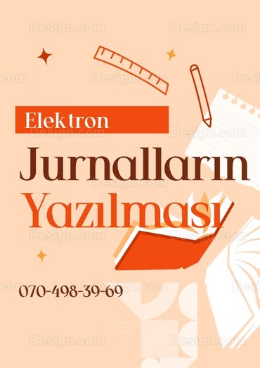 Başqa xidmətlər: Elektron jurnalların yazılması, Cədvəllərin yazılması, Şagird