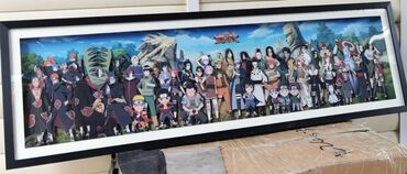 handmade картина: Все персонажи из мультика Наруто на одной 3D картине. Каждый