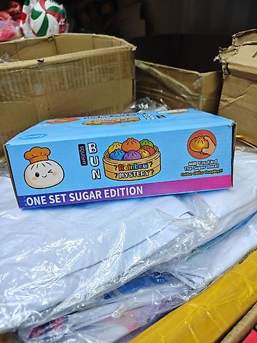 баттер сквиш: Сквиши-набор “BUN SQUISHY – Rainbow Mystery” (One Set Sugar Edition) — 2
