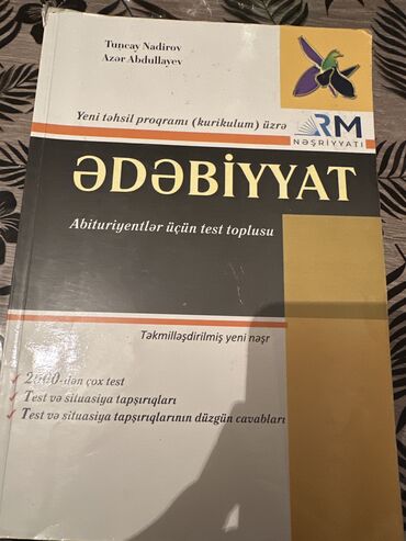 Testlər: Ədəbiyyat Testlər 11-ci sinif, RM, 1-ci hissə, 2023 il