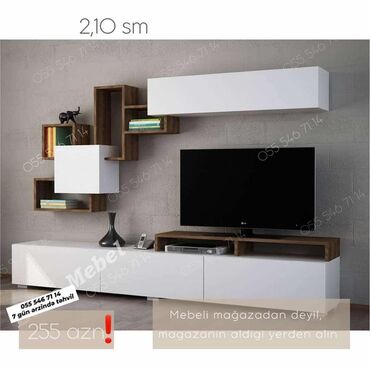 Диваны: Tv stend tv alti sifarisle hazırlanır. ⚜️Rəng ve olcu seçimi var