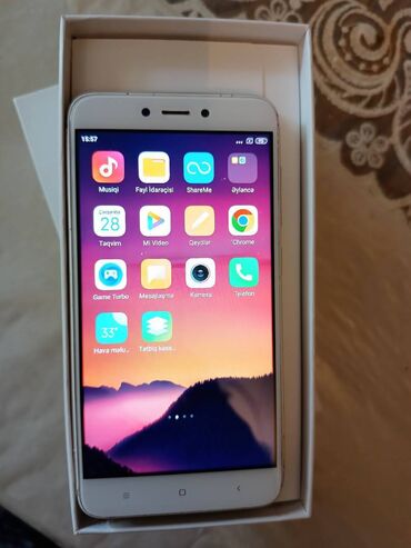 redmi 4x qiymeti: Xiaomi Redmi 4X, 32 GB, rəng - Gümüşü, 
 Barmaq izi