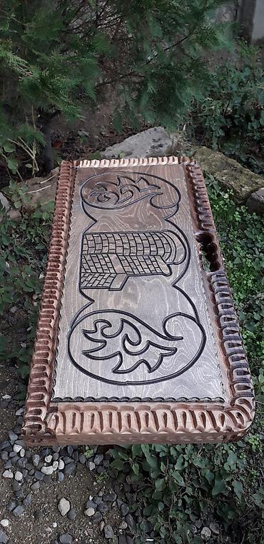 Nərdlər: Əl işi olan bu taxta nərd dəsti, həm oyun, həm də dekorativ əşya kimi — 9