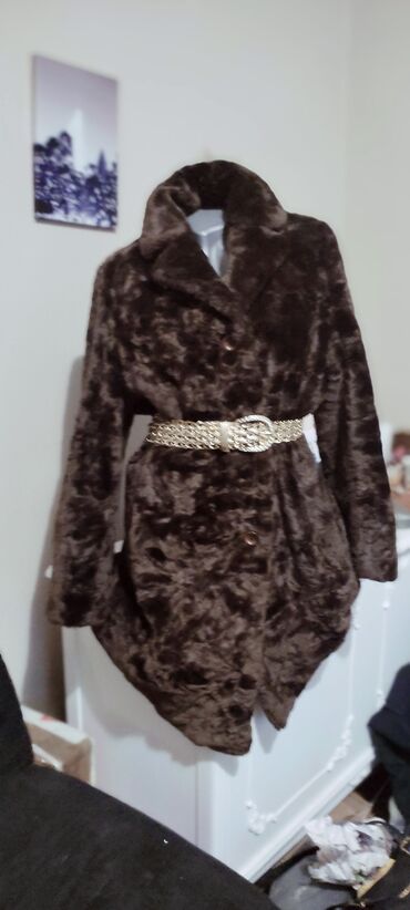 zara 40: L (EU 40), Faux fur, color - Brown