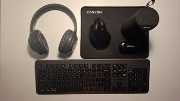 Tastature: CANYON set periferija: 1. tastatura BK-10, scissor switch — 2