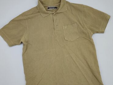 eleganckie brązowa bluzki: Polo shirt, M (EU 38), condition - Good