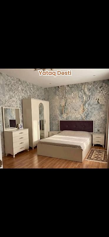 otag qapsi: Yataq Dəsti • Komplekt: iki nəfərlik çarpayı (yumşaq, tünd bənövşəyi — 1