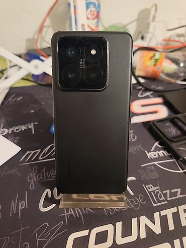 Мобильные телефоны и аксессуары: Xiaomi, 14 Pro, Б/у, 256 ГБ, цвет - Черный, 2 SIM — 2