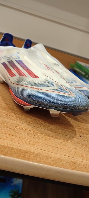 ник: Футбольные бутсы adidas F50+ (линейка X/Adizero) — бесшнурочная — 4