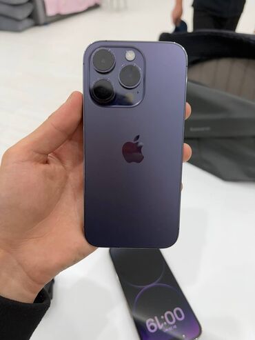 купить видеокарту в бишкеке бу: IPhone 14 Pro, 256 ГБ, Deep Purple
