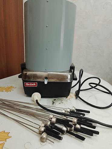 kabab şiş: Vertikal kabab aparatı, 16 şişli, Termostatsız, İşlənmiş — 1