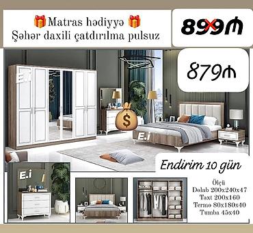yataq mebeli 2021: Yataq desti rəng seçimi var — 1