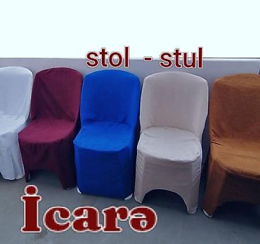 dəmir stullar: Masa və oturacaq icarəsi. Kirayə stol stul. Tədbirlər üçün. Ad — 3