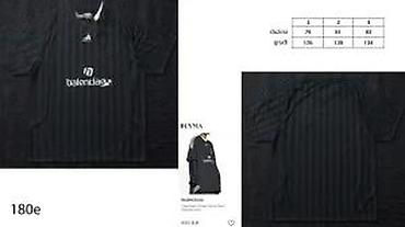 Majice: Men's T-shirt Balenciaga, bоја - Siva — 27