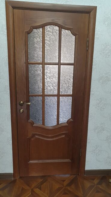 дверь бу продаю: Дверь с окнами, Ольха, Б/у, Самовывоз