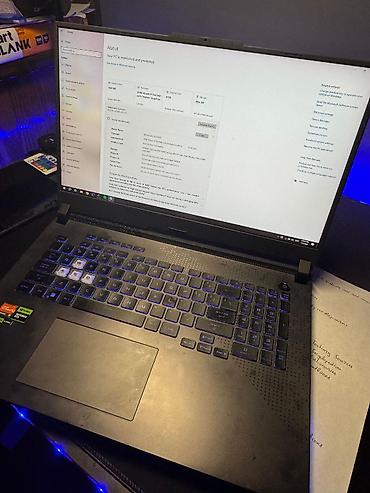 kredit noutbuklar: ASUS ROG Strix oyun noutbuku Texniki xüsusiyyətlər: - Prosessor: AMD — 4
