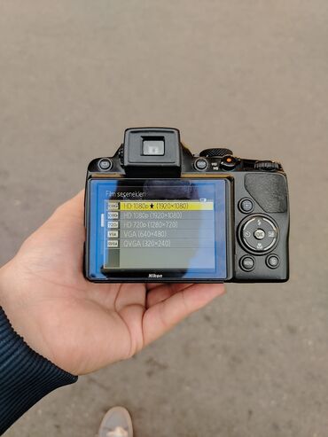 nikon fotoaparati: Nikon P100 modeli bele qiymet heç yerde yoxdu. Problemsiz ve