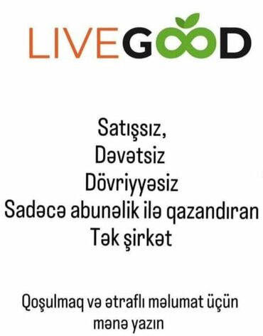 ehmedlide hazir ipotekada olan evler: LiveGood, 2022-ci ildə Florida ştatlarında yaradılmış, Amerika