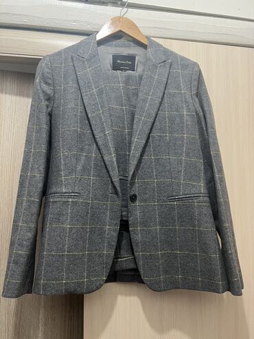 дутая зимняя куртка: Костюм M (EU 38), цвет - Серый