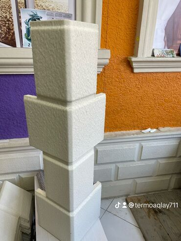 Digər bitirmə materialları: Fasad üçün dekorativ elementlər və hazır detallar - Material: sıxlığı — 99