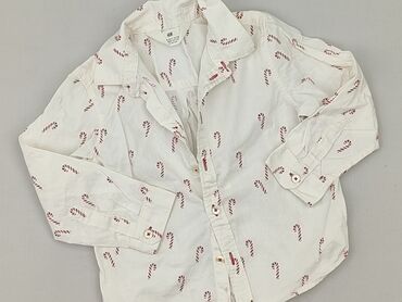 top na cienkich ramiączkach hm: Shirt 2-3 years, condition - Perfect, pattern - Print, color - White