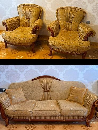 islenmis divan kreslo ucuz: İşlənmiş, Divan, 2 kreslo — 1