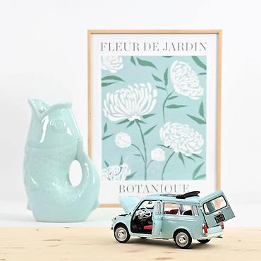 Fiat 500 Giardiniera 1964 – Acquamarina Blue – Die-Cast Norev 🚗💙✨