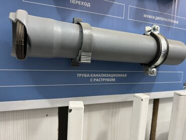 люк канализации пластик купить: Канализационная труба серого цвета с раструбом. Предназначена для