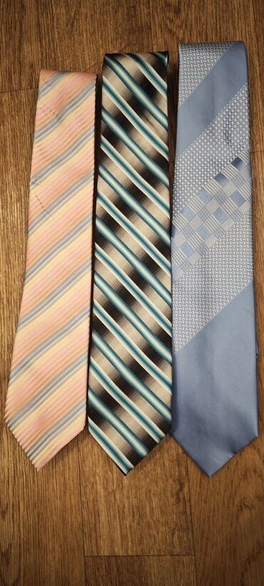 Галстуки, запонки: Галстуки мужские, новые. - Классические однотонные сатиновые — 21