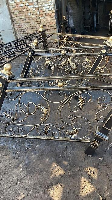 Изготовление перил: Изготовление перил Материал: Кованное железо, Наружные, Бесплатный замер — 222