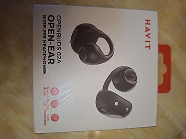 Səsgücləndiricilər, qulaqlıqlar və mikrofonlar: Havit OpenBuds 02A – Open-ear simsiz qulaqlıq Xüsusiyyətlər: - Açıq — 5