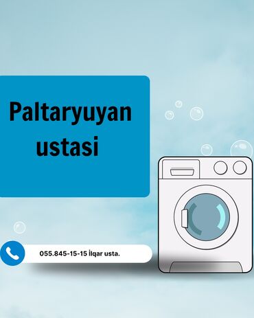 ремонт колодцев: Paltaryuyan təmiri xidməti - Hər növ paltaryuyan maşınlarının