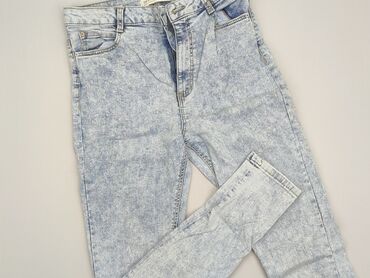 wide leg blue jeans: Bershka, M (EU 38), condition - Good