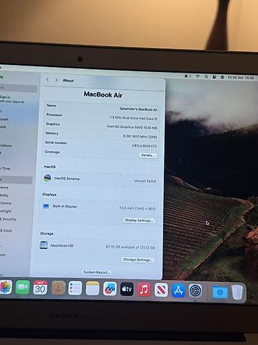 купить ноутбук: Б/у Apple MacBook, 13.3 ", Intel Core i5, 128 ГБ, Платная доставка — 5