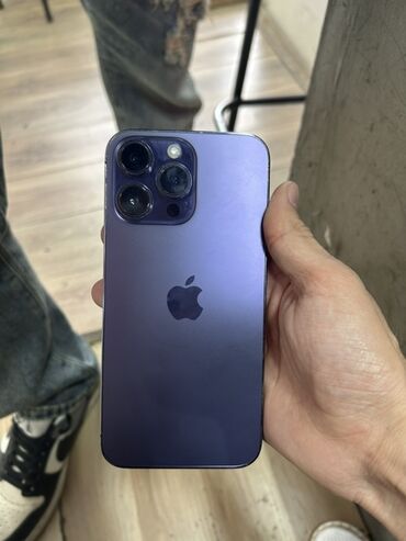 iphone 14 max qiymeti: IPhone 14 Pro, Deep Purple, Simsiz şarj