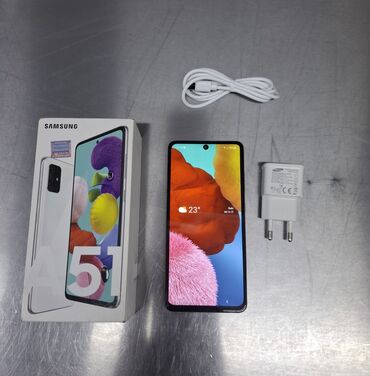 сенсор для телефона fly iq4503 quad: Samsung Galaxy A51 5G, 128 GB, rəng - Ağ, Sensor, Barmaq izi, İki sim kartlı